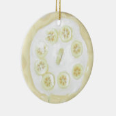 Banana Cream Pie Food Dessert Keramik Ornament (Rechts)