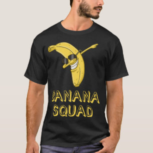 Banana Dabbing Sonnenbrille lächeln Gesicht Frucht T-Shirt
