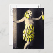 Banana Dress Postkarte (Vorne/Hinten)