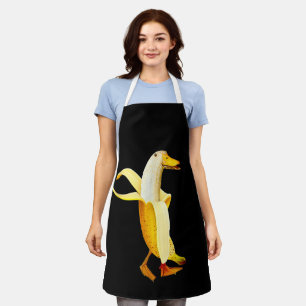 Banana Duck. Funny Anthropomorphe Obsttiere Schürze