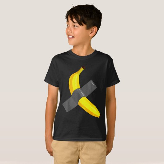 Banana Duct Taped To Wall Art Christmas Pajama Nye T-Shirt (Vorne ganz)