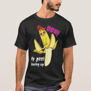 Banana entwirft sich, als ob mein Peel aufblähe T-Shirt