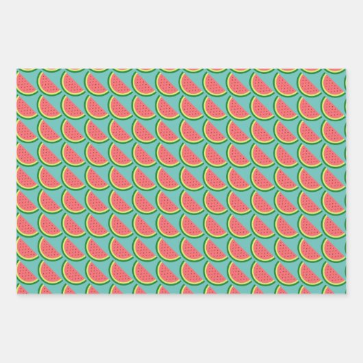 Banana Erdbeere Wassermelone lustige Fruchtmuster Geschenkpapier Set (Vorderseite 3)