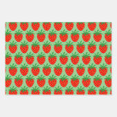 Banana Erdbeere Wassermelone lustige Fruchtmuster Geschenkpapier Set (Vorderseite 2)