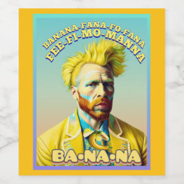 BANANA-FANNA-FO-FANA WEINETIKETT