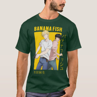 Banana Fish Ash Lyn Eiji Okumura Karte Anime Famil T-Shirt