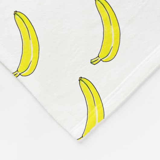 Banana Fleecedecke (Ecke)