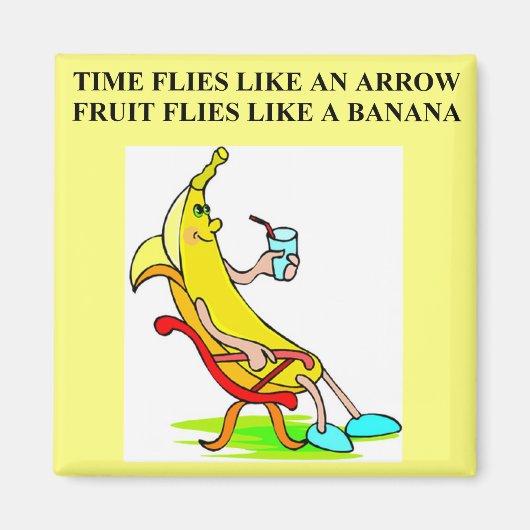 BANANA Food Witz Magnet (Vorne)