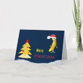 Banana for Christmas Feiertagskarte (Vorderseite)