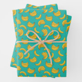 Banana Frucht Fun Muster Geschenkpapier Set (Beispiel)