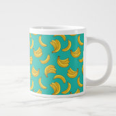 Banana Frucht Fun Muster Jumbo-Tasse (Rechts)