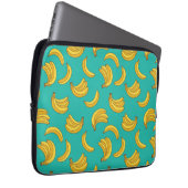 Banana Frucht Fun Muster Laptopschutzhülle (Vorne Rechts)