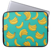 Banana Frucht Fun Muster Laptopschutzhülle (Vorderseite)