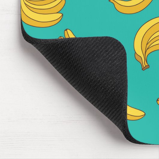 Banana Frucht Fun Muster Mousepad (Ecke)
