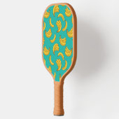 Banana Frucht Fun Muster Pickleball Schläger (Links)