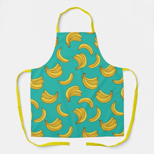Banana Frucht Fun Muster Schürze (Vorderseite)