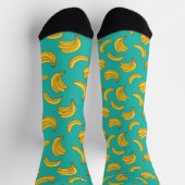 Banana Frucht Fun Muster Socken (Oben)