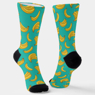 Banana Frucht Fun Muster Socken