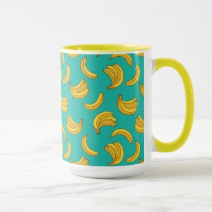 Banana Frucht Fun Muster Tasse