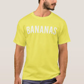 Banana Frucht Funny Costume T-Shirt (Vorderseite)