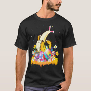 Banana Frucht Ostern Ei Funny Banana Osterfest T-Shirt