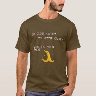 BANANA Funny Graphand QUOT :) T - Shirt