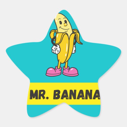 Banana Funny Sticker (Vorderseite)