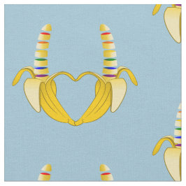 Banana Gay Pride Freiheit Herz Stoff