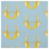 Banana Gay Pride Freiheit Herz Stoff (Muster)