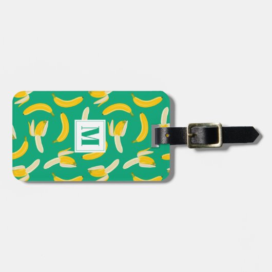 Banana-Gepäckmarke Gepäckanhänger (Vorderseite horizontal)