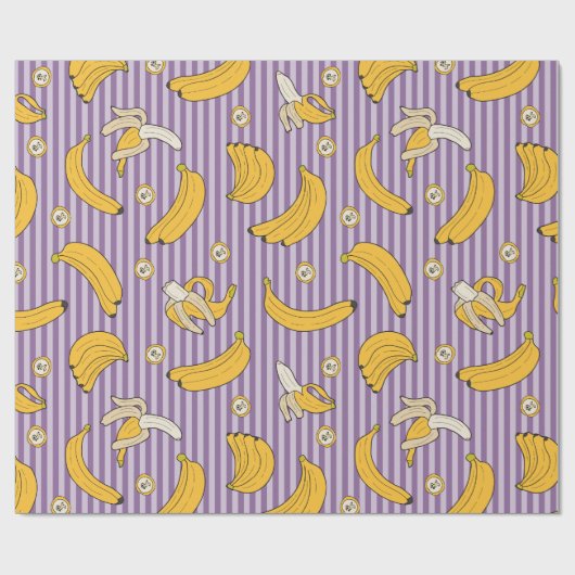 Banana Geschenkpapier (Flach)