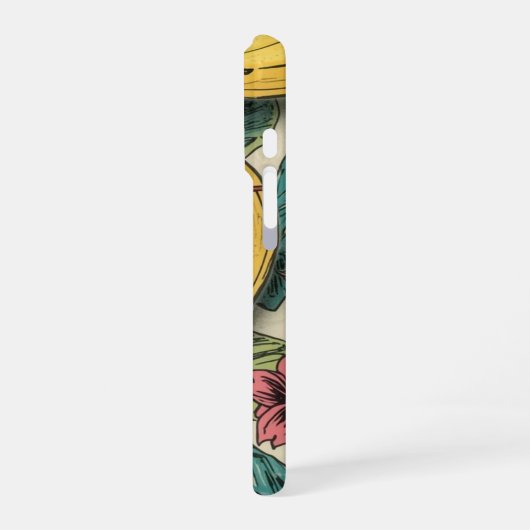 Banana Groove | Funky Dancing Banana Retro Cartoon iPhone Hülle (Linke Seite)