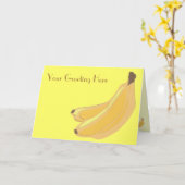 Banana-Grußkarte Karte (Gelbe Blume)