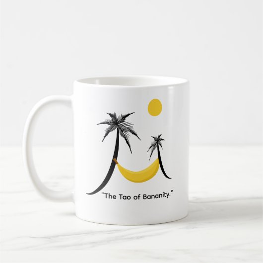 Banana hammock mug kaffeetasse (Links)