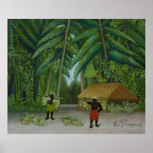 Banana Harvest, berühmte Malerei Poster