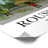 Banana Harvest von Henri Rousseau Poster (Ecke)