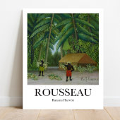 Banana Harvest von Henri Rousseau Poster