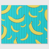 Banana Illustration Geschenkpapier (Flach)