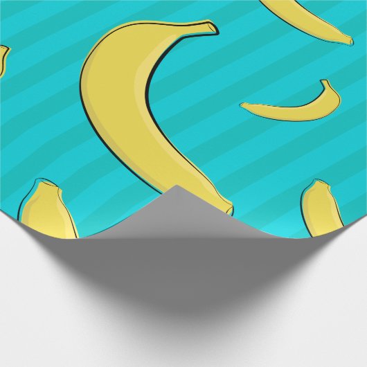 Banana Illustration Geschenkpapier (Ecke)