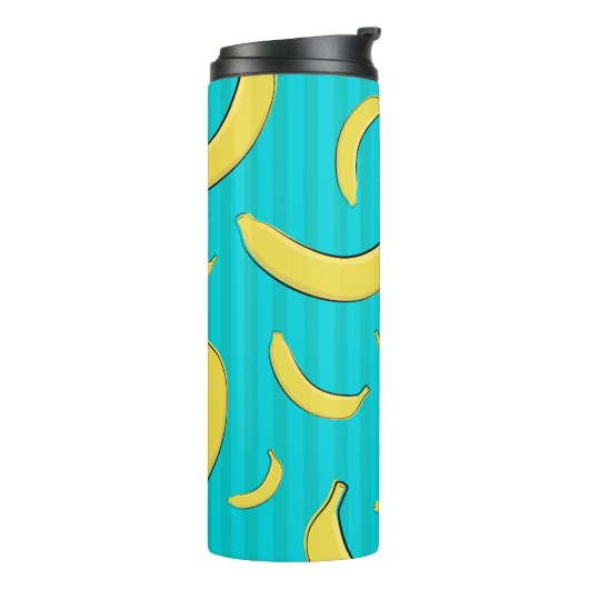 Banana Illustration Thermosbecher (Nach links gedreht)