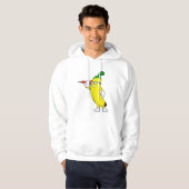 Banana in Darts mit Dart Hoodie (Vorne ganz)