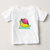 Banana in der Yoga-Fitness Baby T-shirt (Vorderseite)