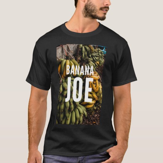 Banana Joe. Klassischer T - Shirt im Beach Design (Vorderseite)