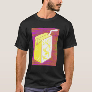 Banana Juice Box Farbenfrohe Lärm Vaporwave T-Shirt
