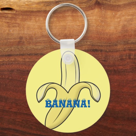 Banana Keyring. Schlüsselanhänger (Vorderseite)