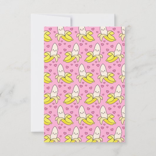 Banana Kids Classroom Valentine Cards Dankeskarte (Rückseite)