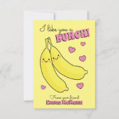 Banana Kids Classroom Valentine Karten (Vorderseite)
