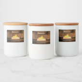 Banana-Konfitüre-Etikett 3 "x2" Lebensmitteletikett (Flaschen)