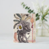 Banana Lady Postkarte (Stehend Vorderseite)