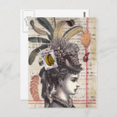 Banana Lady Postkarte (Vorne/Hinten)
